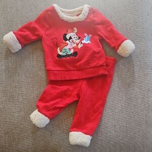 Disney Red and Cream Kids Matching Set